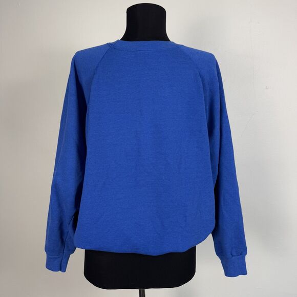 Vintage Ice Skaters Embroidered Holiday Sweatshirt | Christmas Sweater, USA - Picture 3 of 9